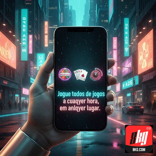 Acesso fácil ao app móvel 8kg.com