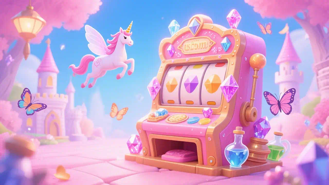 8kg.com slot com cristais brilhantes em cenário ártico coberto de neve e gelo cintilante